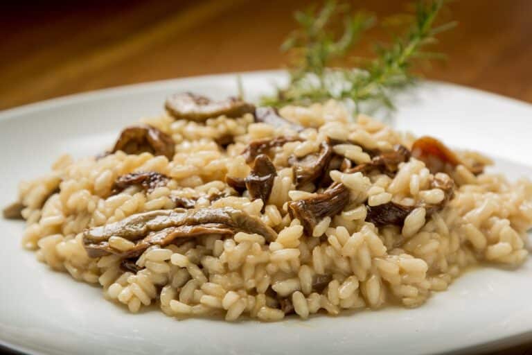 Recette du Risotto aux asperges et aux champignons