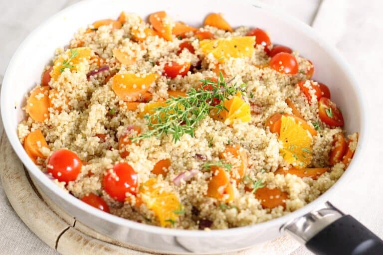 Recette de la Salade marocaine de Quinoa et de légumes grillés