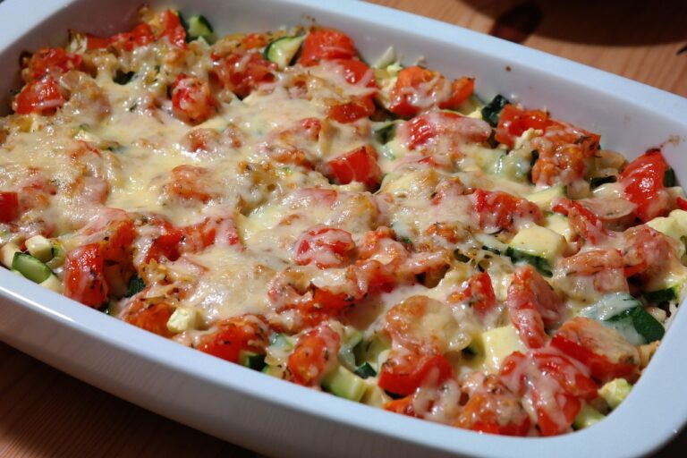 Recette du Gratin de légumes et de quinoa aux épices