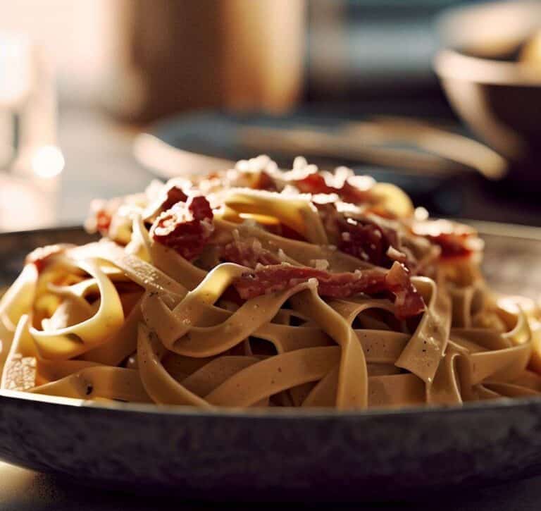 Recette des Fettuccine Carbonara