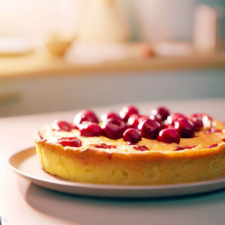 Clafoutis sans pâte aux Cerises, Recette et histoire