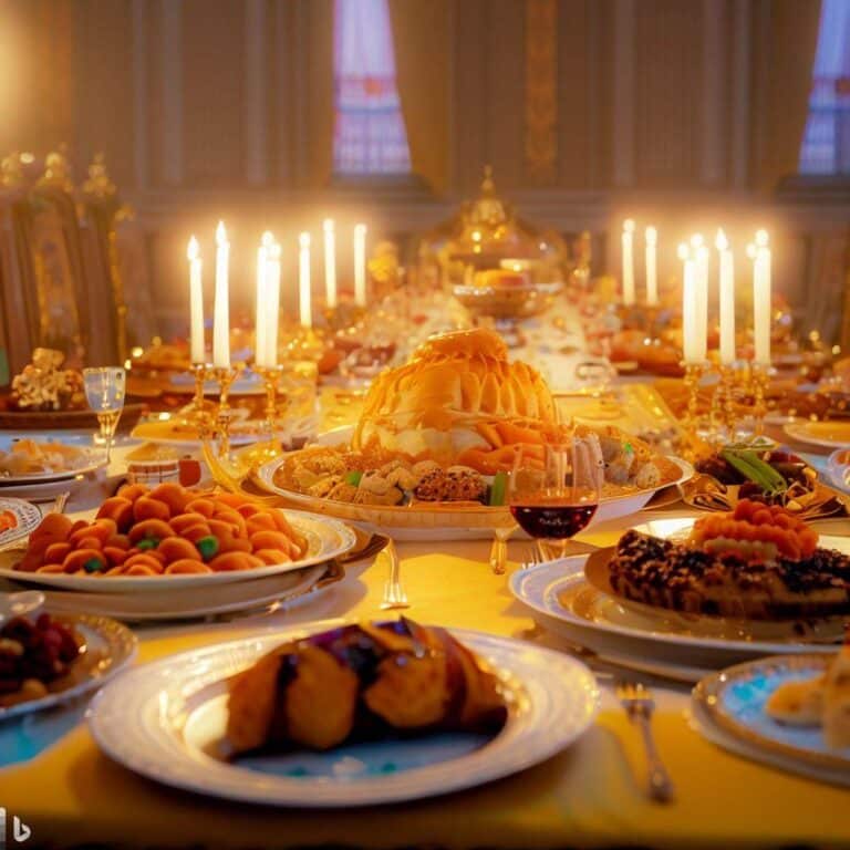 Banquet de couronnement : Les spécialités culinaires