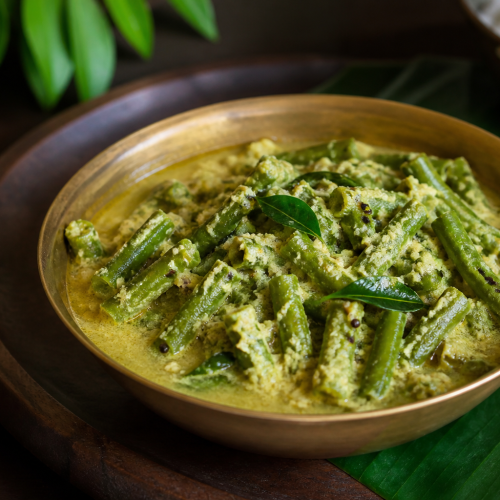 Curry de crevettes à la noix de coco, tamarin et feuilles de curry (inspiration Kérala)
